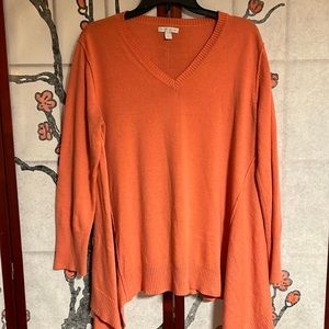 Orange/Coral Swing Sweater from New York & Company—Vintage?
